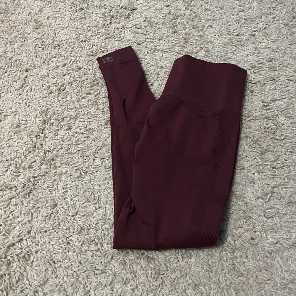 set active seamless leggings size medium